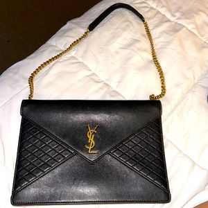 Black square YSL bag